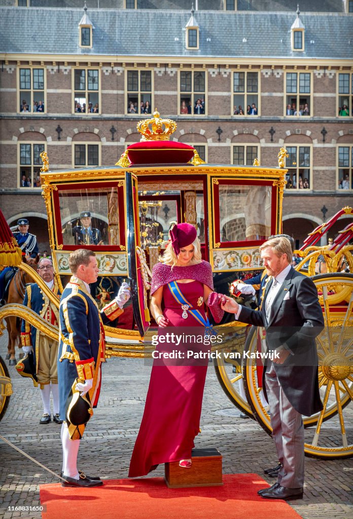 Dutch Royal Family Attends Prinsjesdag 2019 In The Hague