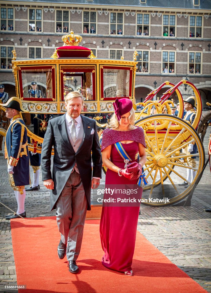Dutch Royal Family Attends Prinsjesdag 2019 In The Hague