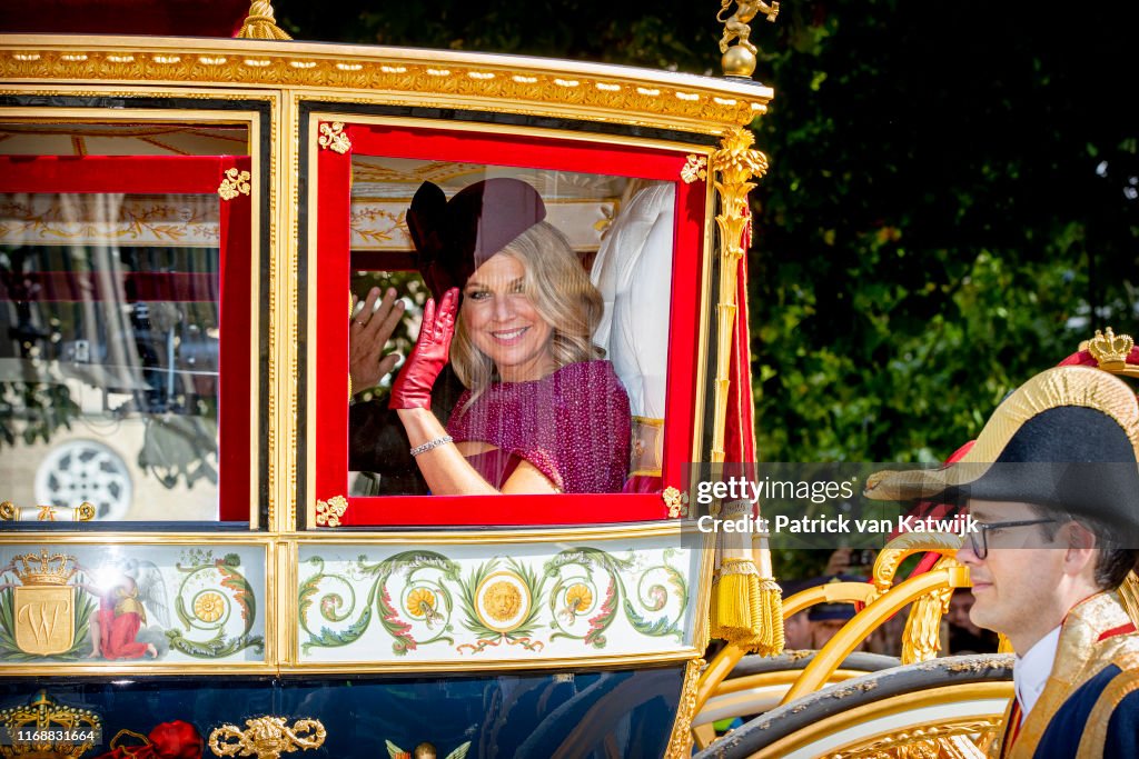 Dutch Royal Family Attends Prinsjesdag 2019 In The Hague