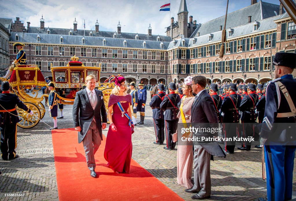 Dutch Royal Family Attends Prinsjesdag 2019 In The Hague