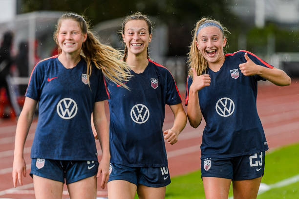 SWE: U17 Girl's Germany v U17 Girl's USA - UEFA Tournament