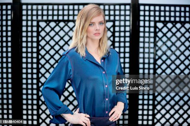 Actress Samara Weaving is photographed for Los Angeles Times on August 3, 2019 in West Hollywood, California. PUBLISHED IMAGE. CREDIT MUST READ: Luis...