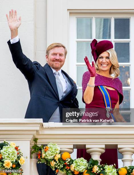 King Willem-Alexander of The Netherlands and Queen Maxima of The Netherlands during Prinsjesdag the opening of the parliamentary year on September...