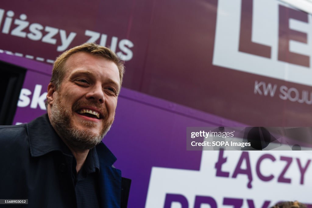 Philip Razem Leader of the left wing Razem party and one of the leaders of the ...