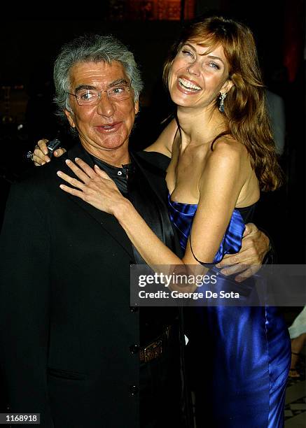 Designer Roberto Cavalli and model Carol Alt attend the 18th Annual Night Of Stars Awards presented by the The Fashion Group International October...