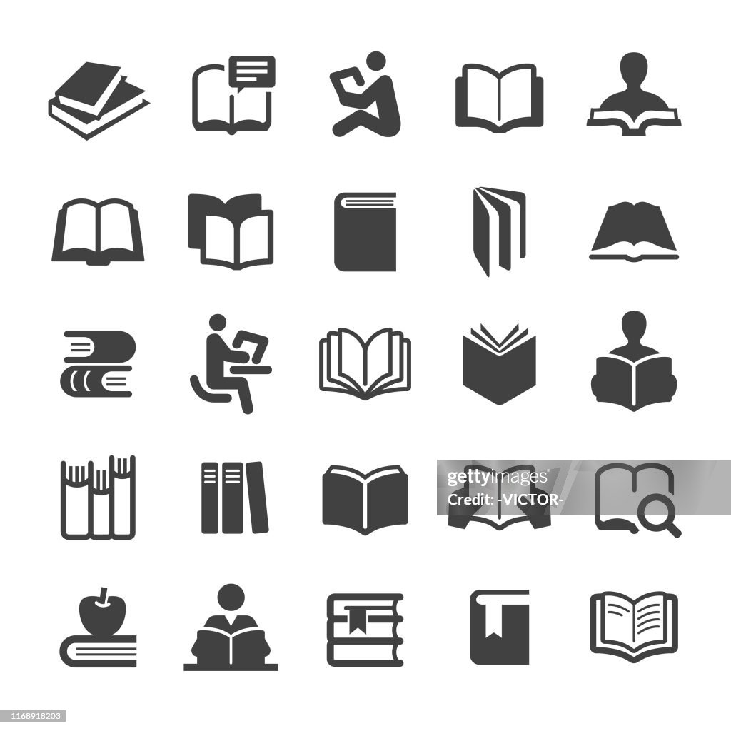 Books Icons Set - Smart Series