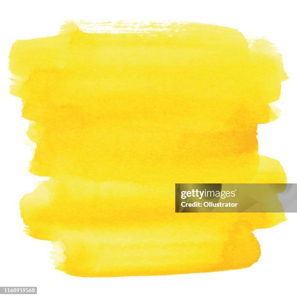 ilustrações, clipart, desenhos animados e ícones de fundo do amarelo da aguarela - fundo em aquarela
