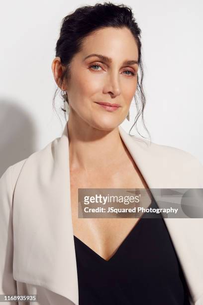 Carrie-Anne Moss of CBS's 'Tell Me a Story' poses for a portrait during the 2019 Summer Television Critics Association Press Tour at The Beverly...