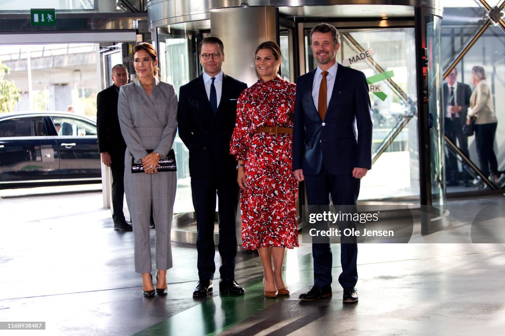 Crown Princess Victoria And Prince Daniel Of Sweden Visit Copenhagen - Day 2