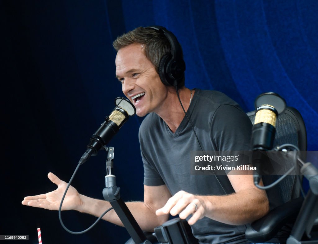 Neil Patrick Harris Visits SiriusXM's The Jess Cagle Show At the SiriusXM Hollywood Studios In Los Angeles