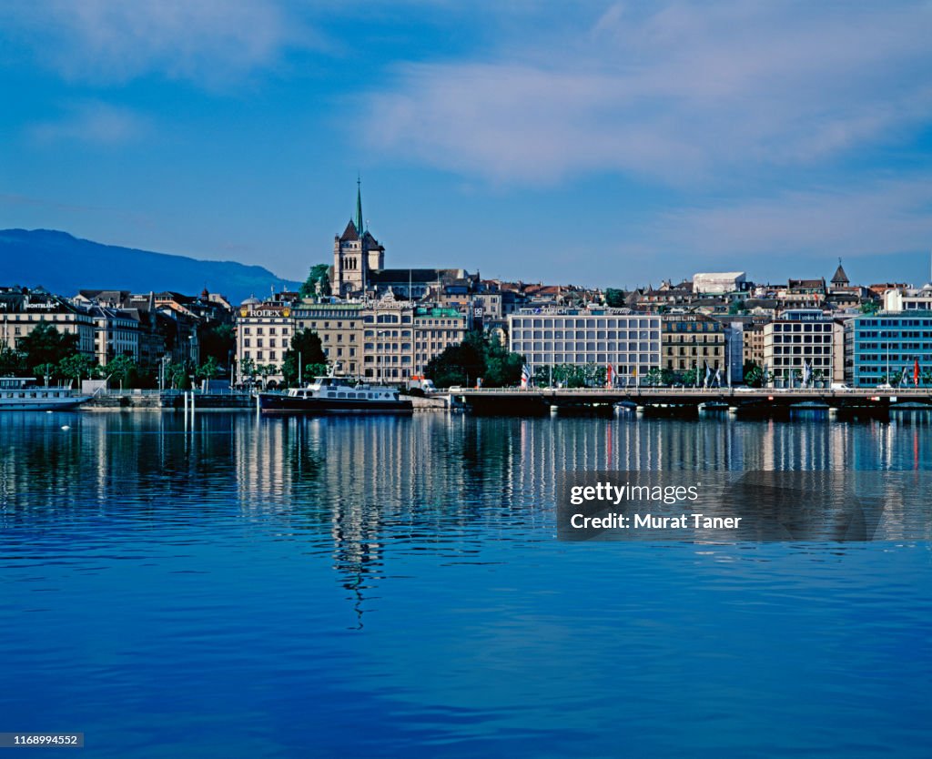 Skyline of Geneva