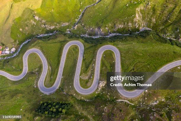 alpine road, switzerland - european alps stock pictures, royalty-free photos & images