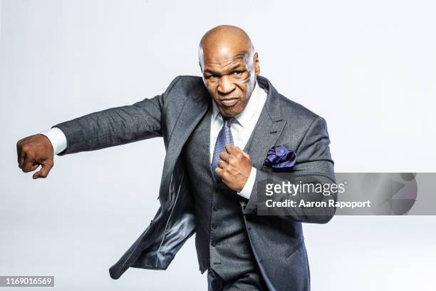 Boxing Legend Mike Tyson poses for a portrait in December 2015 in Los Angeles, California.
