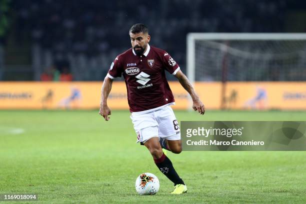 Tomas Rincon of Torino FC in action during the the Serie A match between Torino Fc and Us Lecce. US Lecce wins 2-1 over Torino Fc.