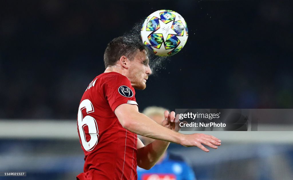 SSC Napoli v Liverpool Fc - UEFA Champions League