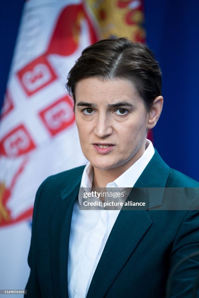 Serbian Prime Minister Ana Brnabic