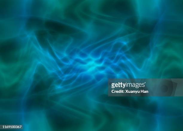 blue and green glowing abstract lines - frequency stock pictures, royalty-free photos & images
