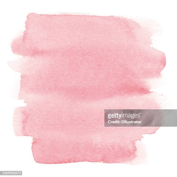 illustrazioni stock, clip art, cartoni animati e icone di tendenza di sfondo rosa acquerello - acquerello