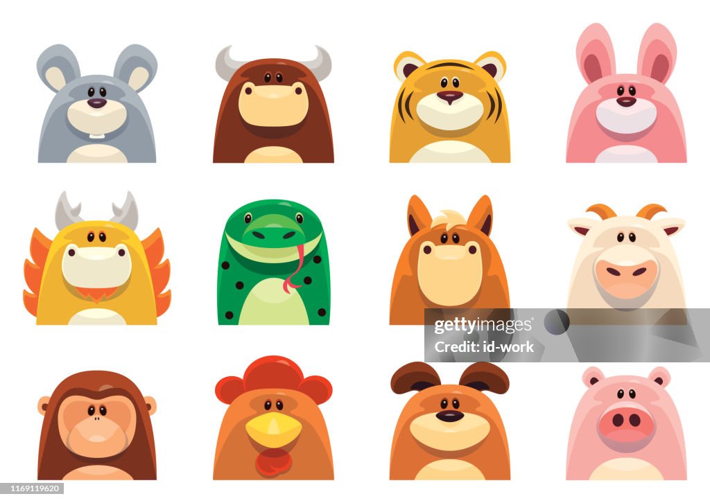 Chinese Zodiac animals