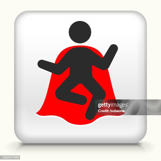superhero with cape dancing icon - dancing legs stock illustrations