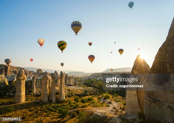 cappadocië, centraal-anatolië, turkije - cappadocië stockfoto's en -beelden