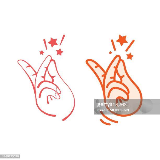 woman snapping her finger. two versions - easy stock illustrations