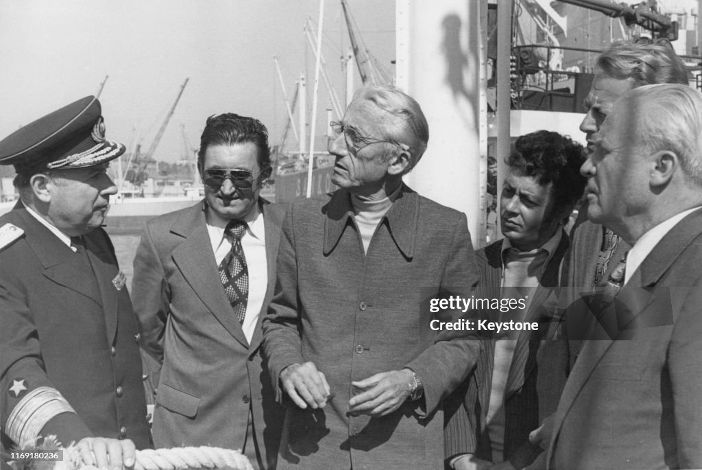 Jacques Cousteau in Romania
