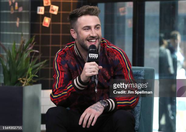 Musician Jordan McGraw attends the Build Series to discuss "Met at a Party" at Build Studio on August 20, 2019 in New York City.