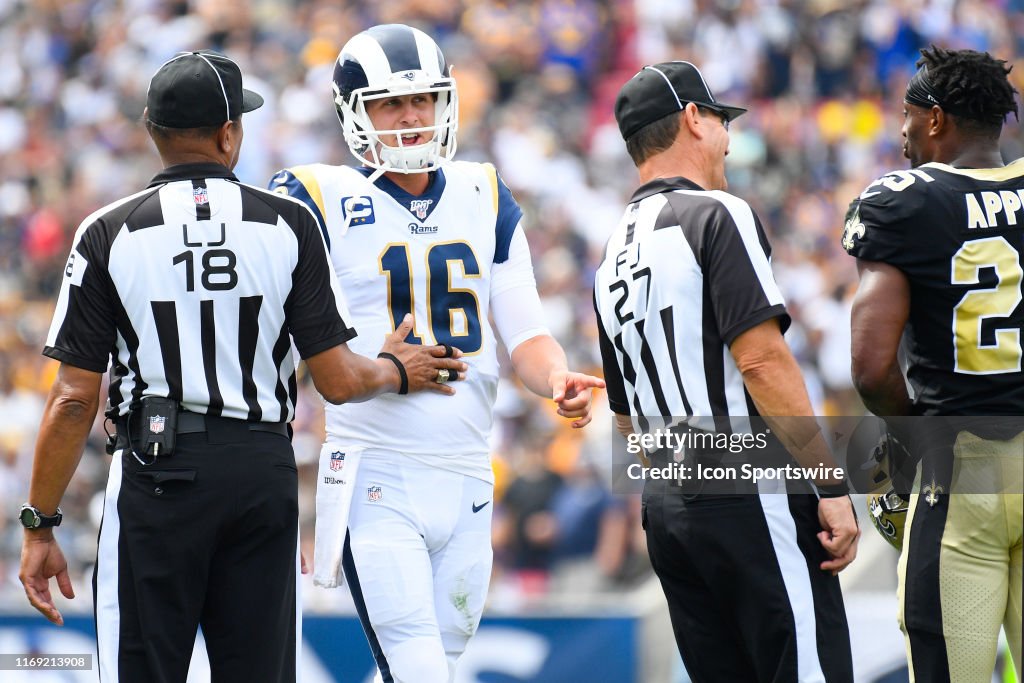 NFL: SEP 15 Saints at Rams