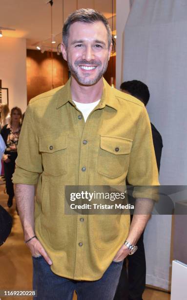 Jochen Schropp attends the Khadi Naturkosmetik store event on September 18, 2019 in Berlin, Germany.