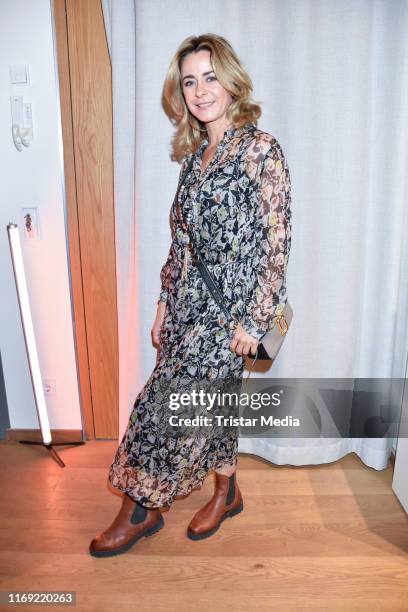 Bettina Cramer attends the Khadi Naturkosmetik store event on September 18, 2019 in Berlin, Germany.