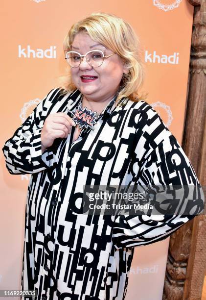Betty Amrhein attends the Khadi Naturkosmetik store event on September 18, 2019 in Berlin, Germany.