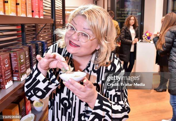 Betty Amrhein attends the Khadi Naturkosmetik store event on September 18, 2019 in Berlin, Germany.