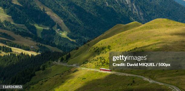 tramway du mont blanc - linha do elétrico imagens e fotografias de stock