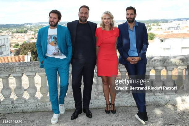Members of the Jury : Hugo Becker, Louis-Julien Petit, President of the Student Jury, Claire Borotra and Mehdi Nebbou attend the 12th Angouleme...