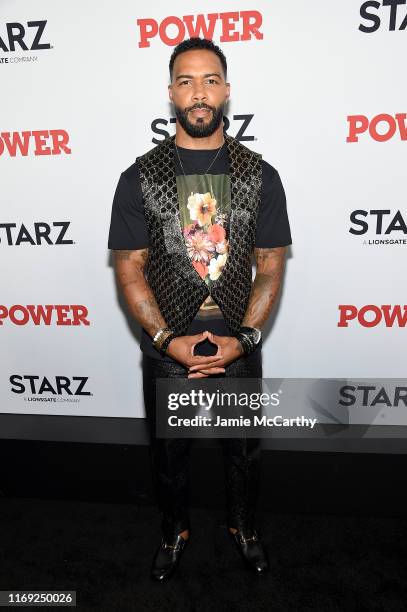 Omari Hardwick at STARZ Madison Square Garden "Power" Season 6 Red Carpet Premiere, Concert, and Party on August 20, 2019 in New York City.