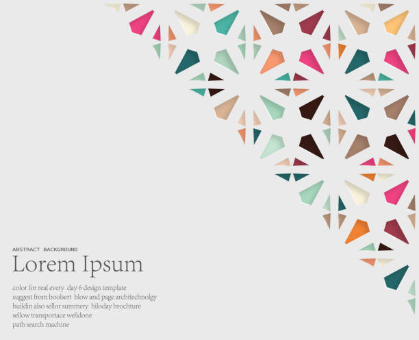 abstract papercutting style floral pattern background - spring background stock illustrations