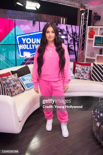 Mabel visits the Young Hollywood Studio on August 20, 2019 in Los Angeles, California.