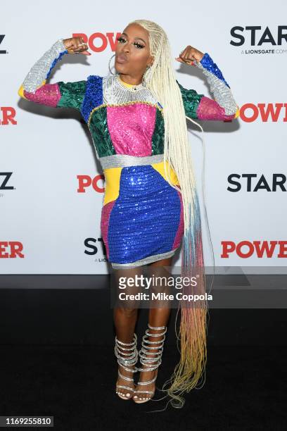 Lil' Mo attends the "Power" Final Season World Premiere at The Hulu Theater at Madison Square Garden on August 20, 2019 in New York City.