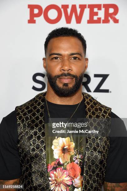 Omari Hardwick at STARZ Madison Square Garden "Power" Season 6 Red Carpet Premiere, Concert, and Party on August 20, 2019 in New York City.