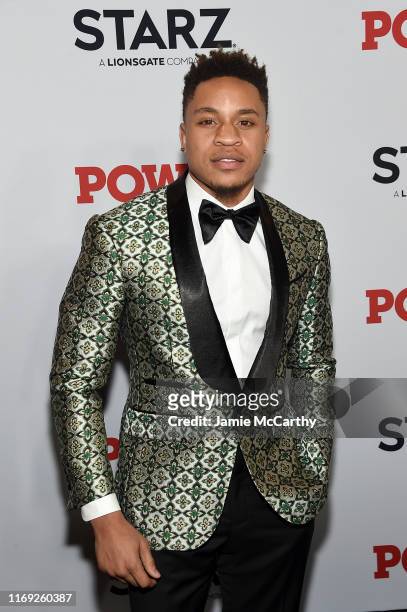Rotimi Akinosho at STARZ Madison Square Garden "Power" Season 6 Red Carpet Premiere, Concert, and Party on August 20, 2019 in New York City.