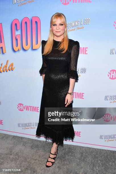 Kirsten Dunst attends the First Look screening at Showtime's "Becoming A God In Central Florida" at The London Hotel on August 20, 2019 in West...