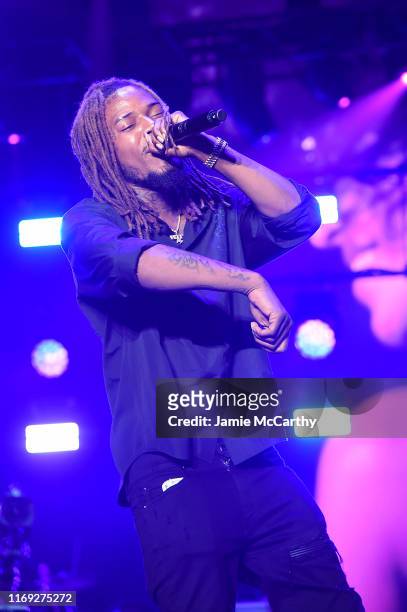 Fetty Wap performs onstage at STARZ Madison Square Garden "Power" Season 6 Red Carpet Premiere, Concert, and Party on August 20, 2019 in New York...