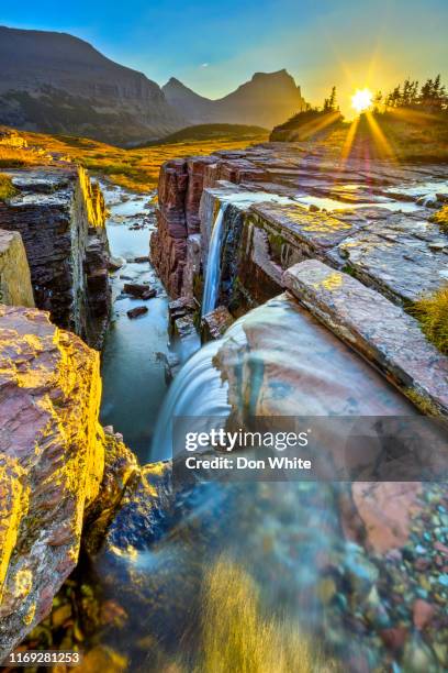 glacier national park in montana usa - us glacier national park stock pictures, royalty-free photos & images