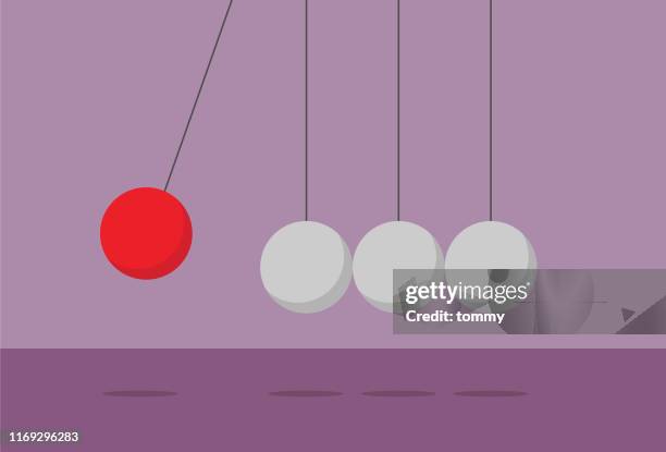 ilustraciones, imágenes clip art, dibujos animados e iconos de stock de cuna de newton - movimiento perpetuo
