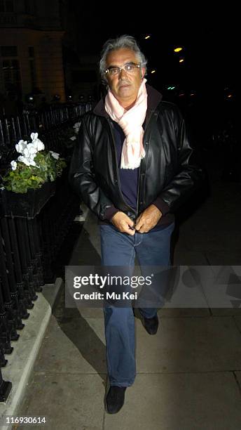 Flavio Briatore during Tatlers Little Black Book - Launch Party - Arrivals - November 9, 2005 at Baglioni Hotel in London, Great Britain.