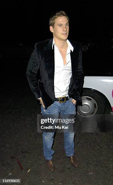 Lee Ryan from Blue during Tatlers Little Black Book - Launch Party - Arrivals - November 9, 2005 at Baglioni Hotel in London, Great Britain.