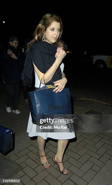 Peaches Geldof during Tatlers Little Black Book - Launch Party - Arrivals - November 9, 2005 at Baglioni Hotel in London, Great Britain.