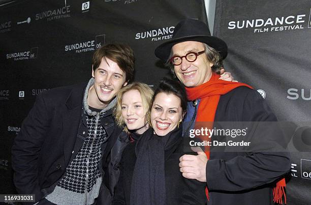 Gabriel Mann, Sarah Polley, Fairuza Balk and Wim Wenders