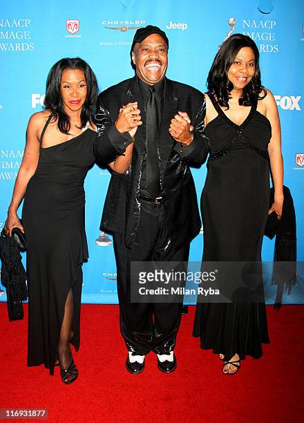 Cuba Gooding Sr. And family during The 37th Annual NAACP Image Awards - Red Carpet at Shrine Auditorium in Los Angeles, California, United States.